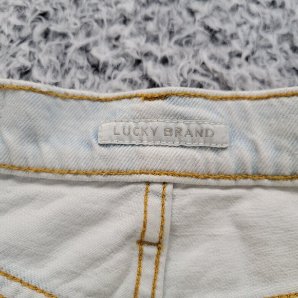 Lucky Brand Jeans Women 0 Blue Relaxed Taper Normcore Distressed Casual Grunge - Picture 4 of 11